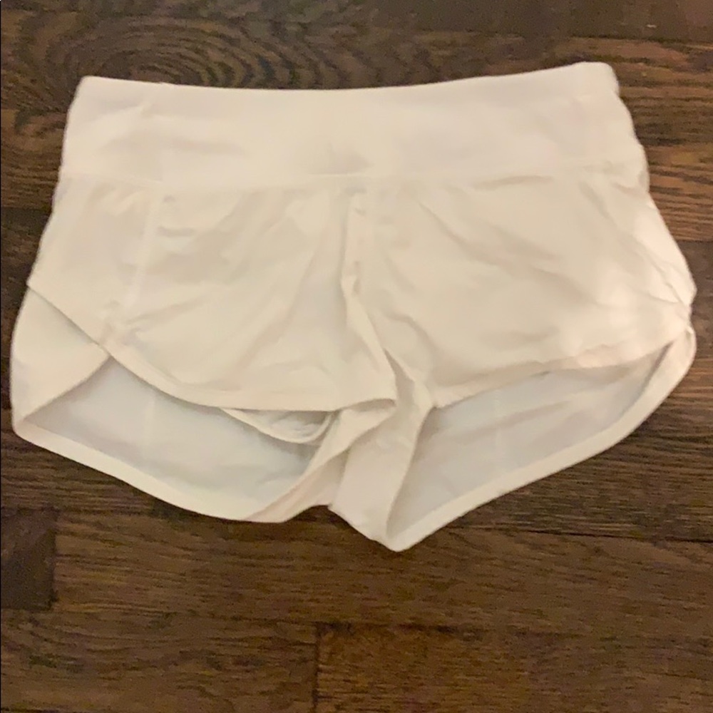 White Ivivva kids size 10 athletic shorts